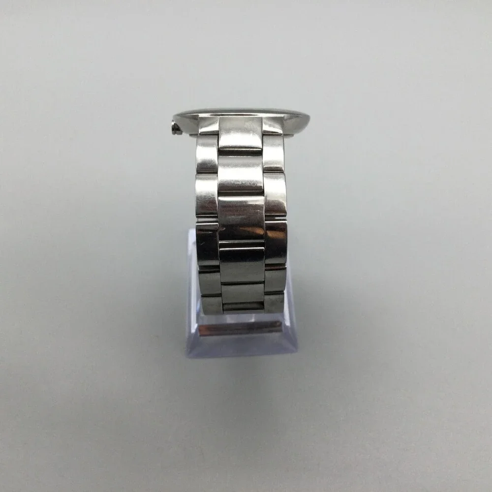 DKNY Womens Watch 36mm White Dial Silver Tone Stainless NY-4815 New Battery 6.5